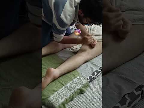 POST-WORKOUT RELAXATION TECHNIQUES FOR THE BACK OF THE LEGS #satisfying #relaxing #asmr #shorts