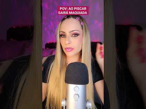 ASMR:MAQUIAGEM EM 1 MINUTO #shorts