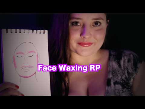 Face Wax [ASMR] Role Play  3D sound