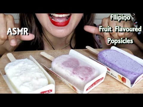 ASMR Filipino Popsicles Eating Sounds No Talking