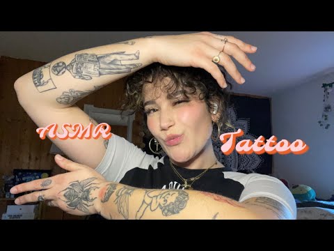 ASMR FR - TATTOO TOUR (chuchotements intenses)