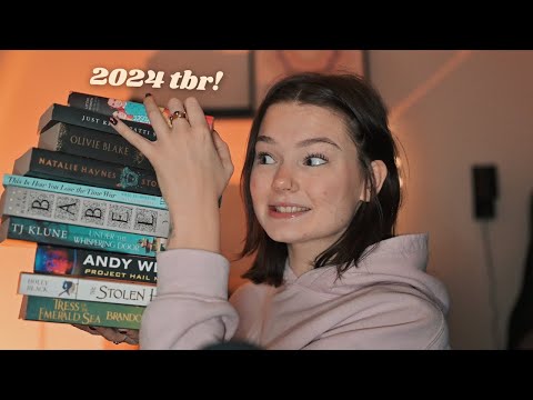 ASMR my 2024 TBR + book haul! 📚✨