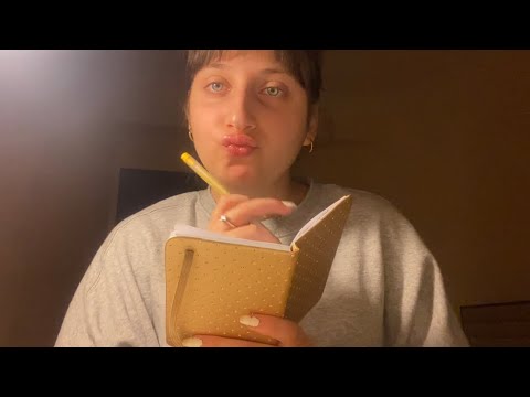 Asmr sketching you
