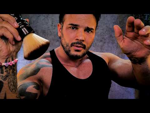 ASMR Gentle Face Touching - Giving You the Strength to Relax - Male Personal Attention for Sleep