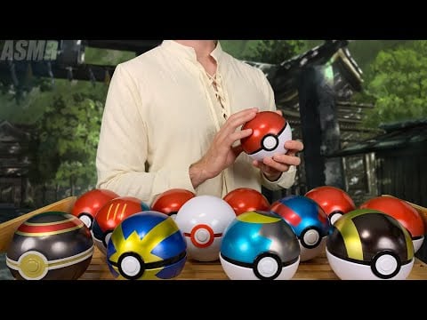 The most Relaxing ASMR Poké Ball shop 💤 | ASMR Pokémon Adventure