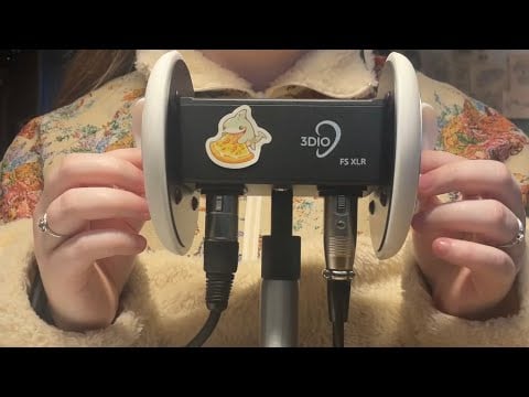 ASMR || 3Dio Ear Massage (Mic Rubbing, Cupping, & Deep Ear Touching)