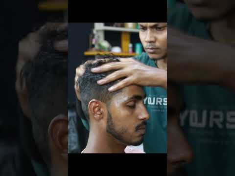 Satisfying Video | Oil Head Massage ASMR #shorts