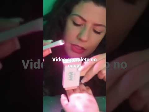 ASMR luz pulsada na sua mão