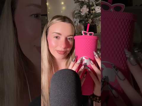 ASMR pink triggers 👛🩷🎀💕🌸🩰   #asmrtriggers #asmrtapping