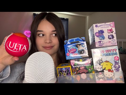 ASMR Tingly Blind Box Unboxing (FNAF, Crystals, Aphmau, and More!)