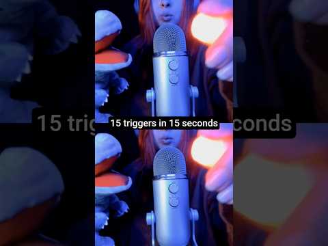 ASMR 15 TRIGGER in 15 SEC #asmr #shorts #shortvideo
