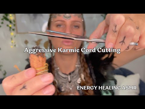 Karmic Cord Cutting ⚡️ | 🔥  Shamanic Witch Energy Healing ASMR