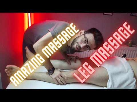 ASMR LEG AND FOOT MASSAGE AMAZING MASSAGE RELAXING SLEEP MASSAGE #asmr #leg #amazıng