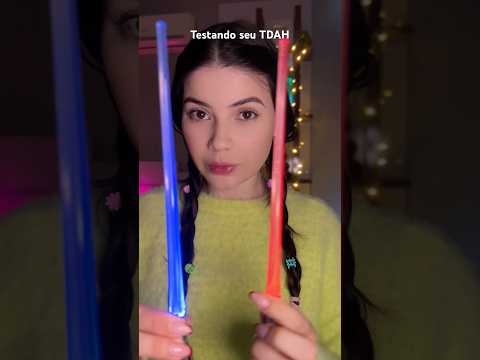 asmr testando seu TDAH #asmr #tdah #testetdah #asmrfocustest