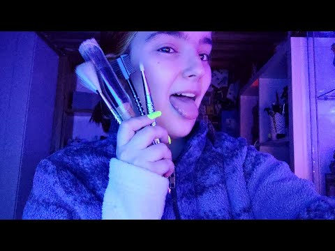 ASMR AZUL: Sonidos con brochas | ASMR Español