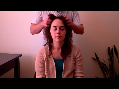 ASMR Relaxing Scalp & Back Massage, No Talking✨ Real Person ASMR