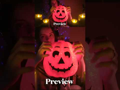 🎃 ASMR Pumpkin Tapping & Scratching Sounds 🎃