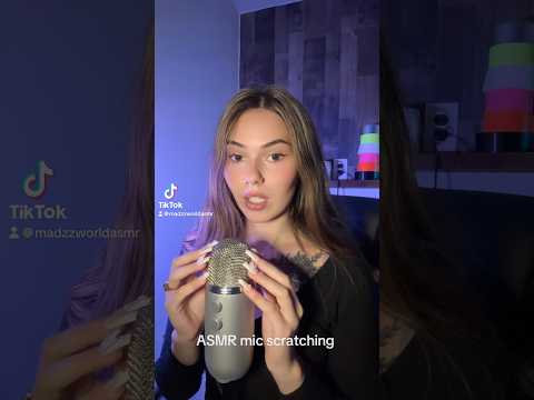 Mic Scratching ASMR #asmrsounds #scratching #triggers #fypp #fypシ゚ #foryou #asmrsleep #nails #relax