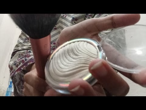 ASMR doing makeup on camera | lofi asmr | no talking | actual camera touching | Asmr IA 