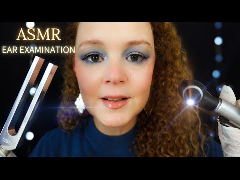 ASMR | Ear Examination Roleplay | Soft Spoken, Hearing Test, Tapping Sounds