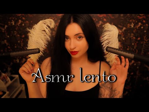 ASMR Lento para Dormir Profundo 🎧 Triggers Relajantes y Susurros para Calmar la Mente
