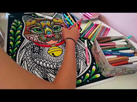 Coloreando el mandala | ASMR Español