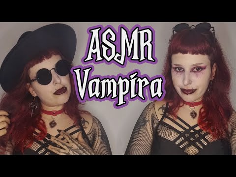 ASMR | VAMPIRA TE ARREPIANDO E ALIVIANDO SUA ANSIEDADE (vídeo relaxante para dormir)