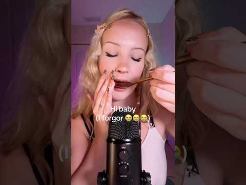 Scooping your face 🥄🪵 until you tingle #asmr
