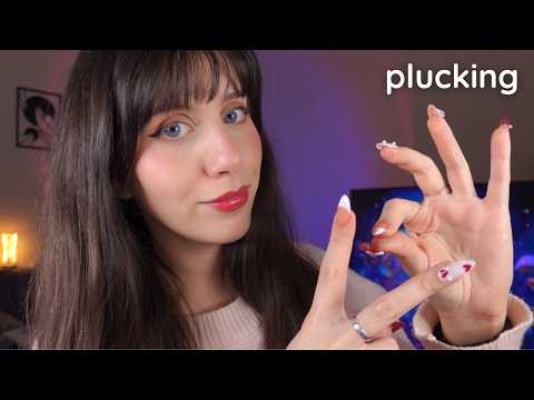 ASMR • Plucking & Removing your negative Energy