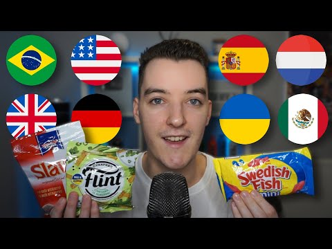 [ASMR] Trying Snacks From Around the World