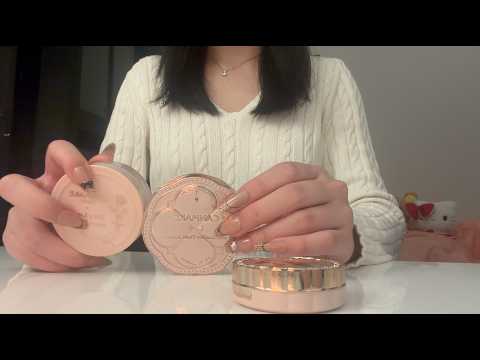 makeup on camera asmr !
