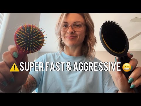 FAST & AGGRESSIVE ASMR💥⚡️ CHAOTIC LOFI TRIGGERS FOR MAX TINGLES