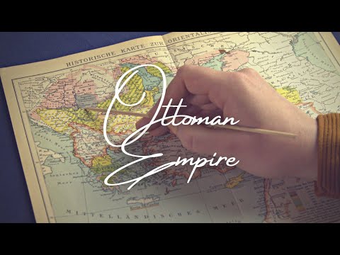 The Ottoman Empire - Tracing the History of its European Border (soft spoken ASMR, map tracing)