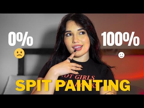 0% ASMR vs 100% ASMR | SPIT PAINTING