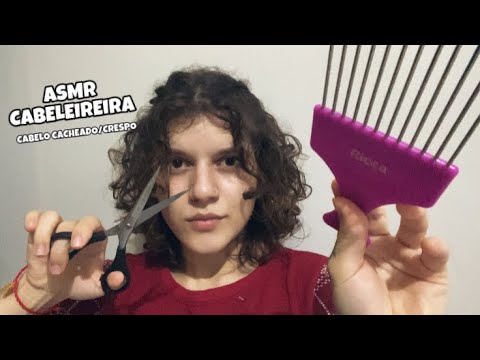 CORTANDO & ARRUMANDO SEU BLACK-POWER || ASMR ROLEPLAY CORTE DE CABELO MASCULINO