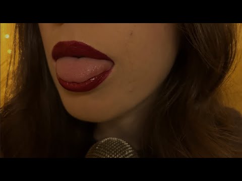 ASMR VERY CLOSE UP GENTLE MOUTH SOUNDS WITH BLUE YETI 👄