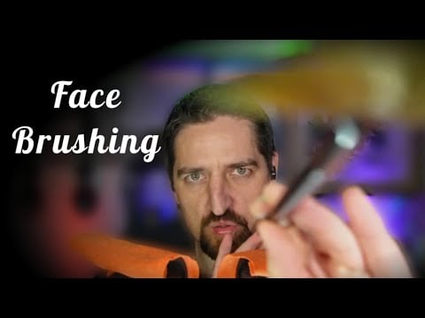 ASMR Calming Down your Anxiety 🥴 Face Brushing & Ear to Ear Sounds