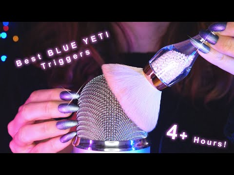 [ASMR] Best BLUE YETI Triggers for Deep Sleep 😴 100% Guaranteed Tingles - 4k (No Talking)