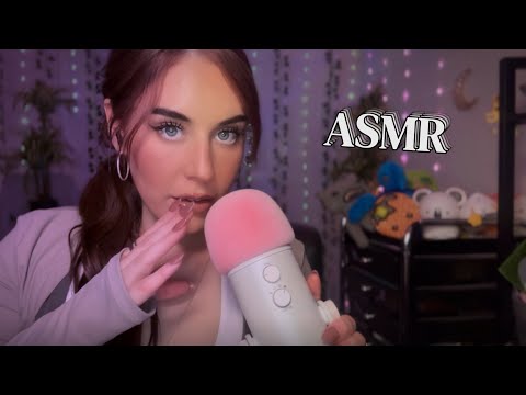 ASMR ✨ Inaudible whispers with clicky mouth sounds for major TINGLES & RELAXATION 🫠