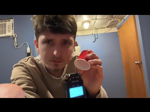 ASMR Tingly Tascam Tapping (Tapping, Gentle Whispers, Nail Tapping)