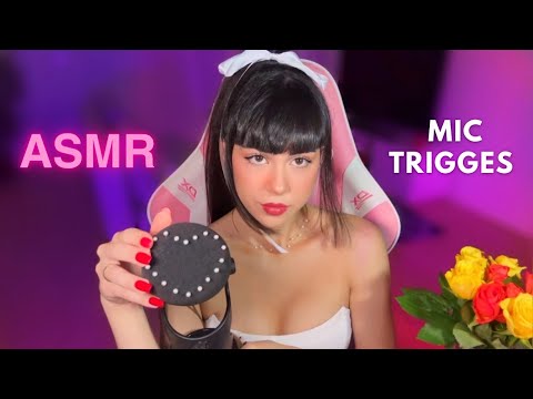 ASMR Intense Mic Triggers ✨Triggers en el micrófono! 🌹