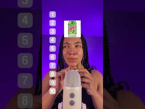 ASMR Ranking soda pop 🥤 (or just pop as I would call it) #asmr #shorts