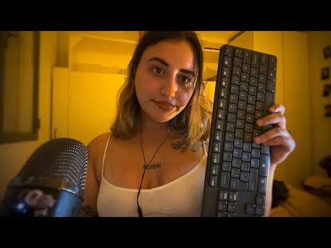 ASMR KEYBOARD | sonidos cosquillosos de TECLADO ⌨️ 