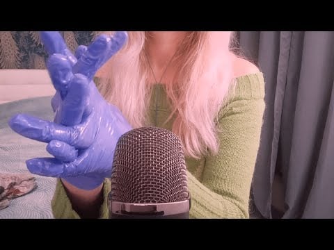 🎧 30 Min. Oily  Latex Gloves Tingles | ASMR Background  (No talking)