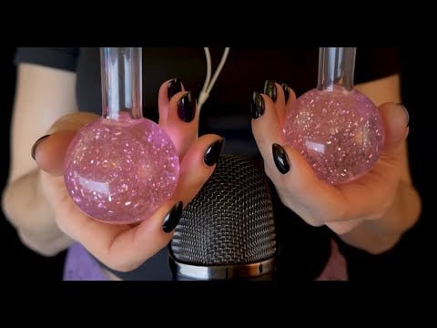 ASMR Esferas de cristal, sons de água e vidro 💦