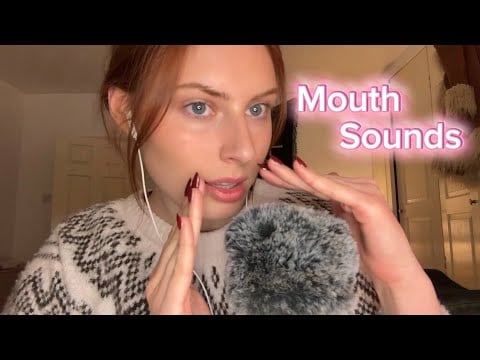 ASMR Mouth Sounds, Trigger Words, Inaudible Whispering 💤
