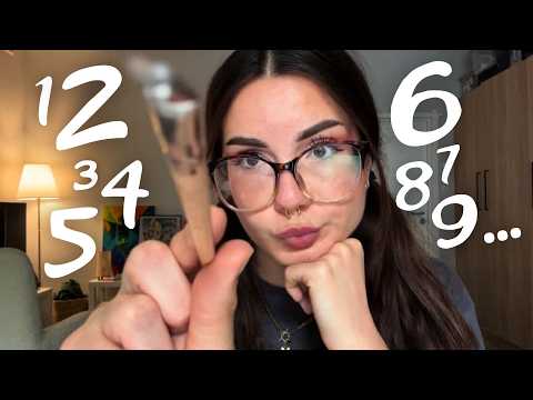 LICZENIE PIEGÓW ASMR • relaksująca osobista uwaga, bardzo bliski szept, liczenie