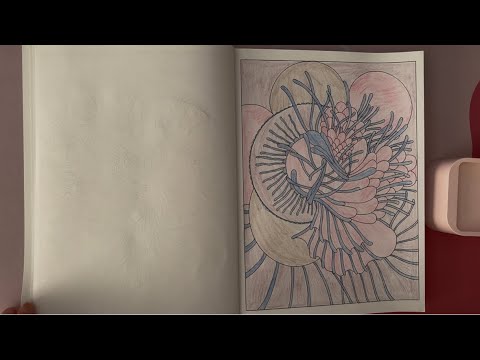 ASMR Coloring In A Mindfulness Coloring Book | (No Talking)