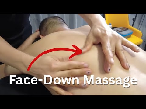 [ASMR] Complete Body Massage (Face-Down) | Gentle Spa Therapy | Some Talking