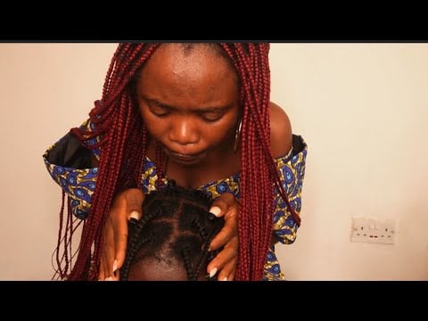 ASMR FAST AND AGGRESSIVE SCALPSCRATCHING,FAKE FLAKES REMOVAL WITH BLOWING SOUNDS&GUM CRACKING😴😴